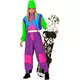 Fluorescencyjny kostium snowboardzisty dla dorosłych plus size, Rozmiar: X-Large, image 3