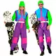 Strój snowboardzisty fluorescencyjny dla dorosłych, Rozmiar: Large, image 4